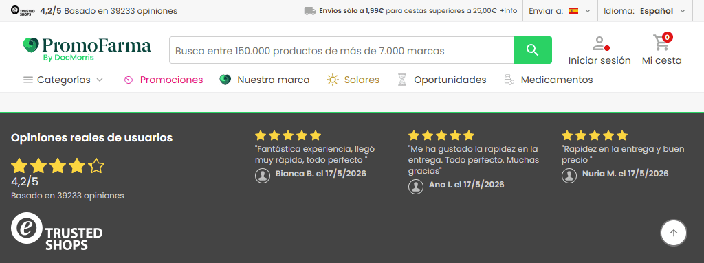 Valoraciones de clientes como método para incrementar la confianza en una tienda online Valoraciones de clientes como método para incrementar la confianza en una tienda online