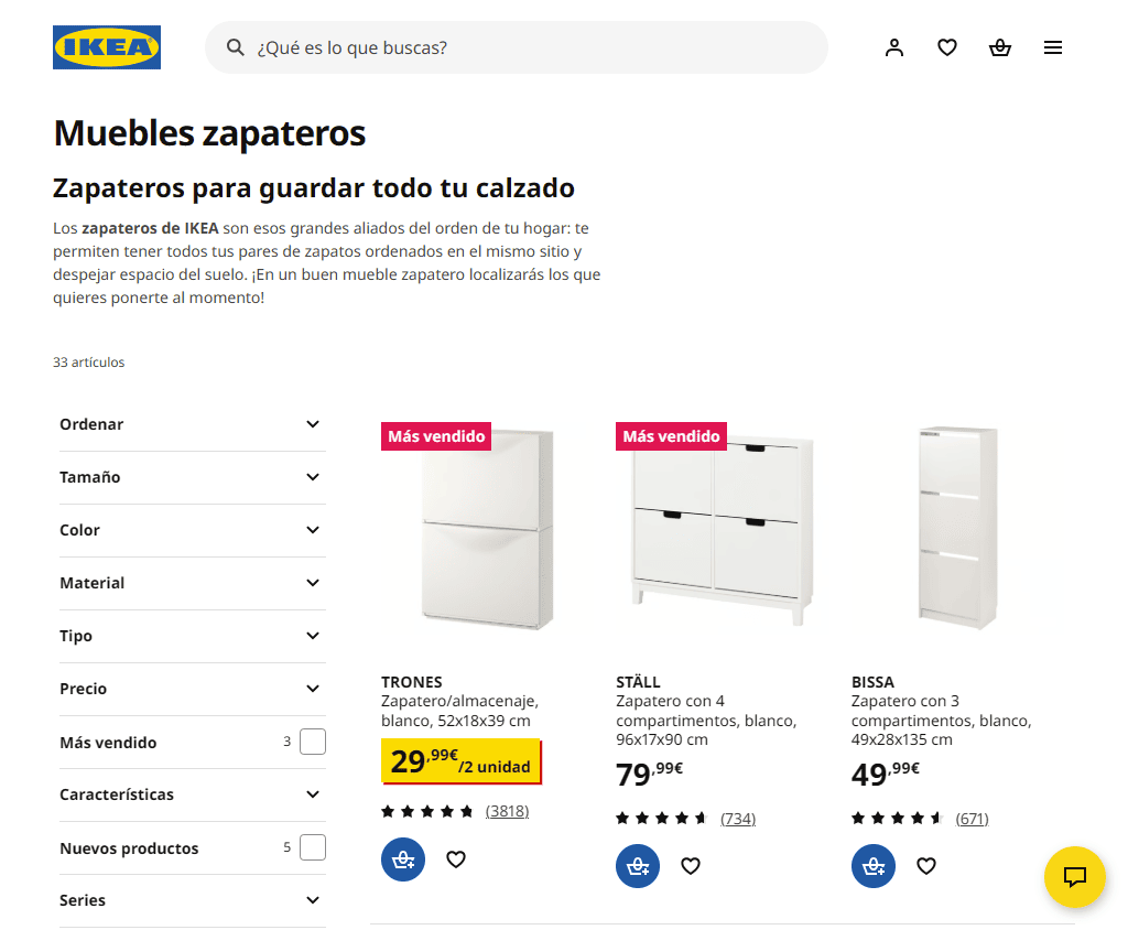 Configuración del grid de productos para maximizar las conversiones en una tienda online Configuración del grid de productos para maximizar las conversiones en una tienda online