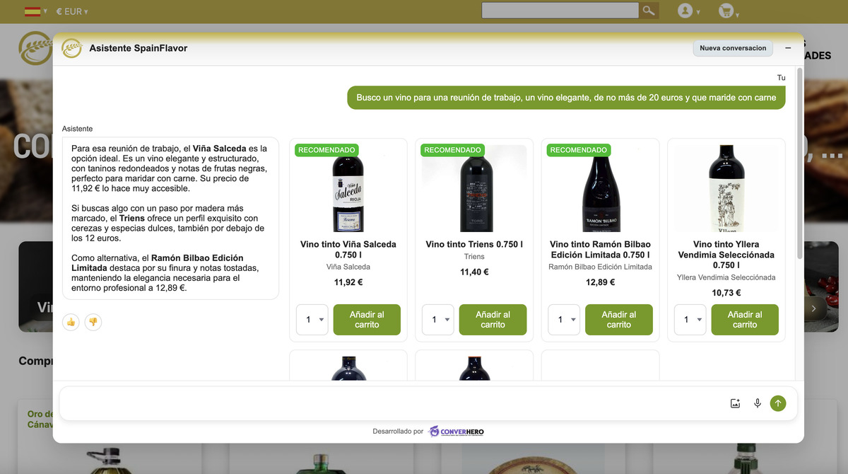ConverHero te ayuda a hacer Upselling