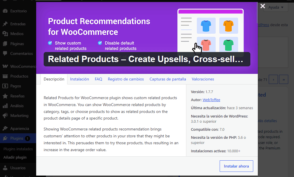 Related Products plugin