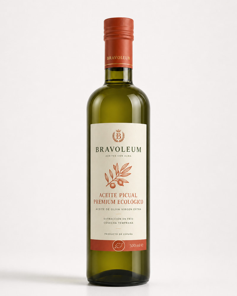 Aceite Picual Premium Ecológico Bravoleum
